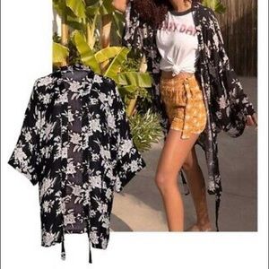NEW Spiritual Gangster Maya Kimono Cover Up Robe Kimono Jacket